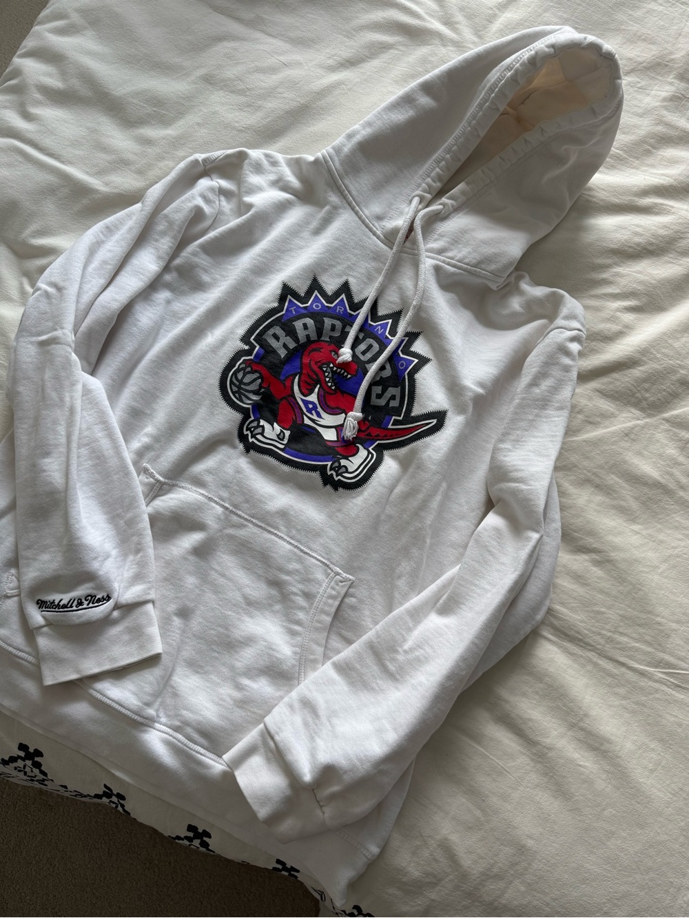 Toronto Raptors- Mitchell & Ness Cream Hoodie